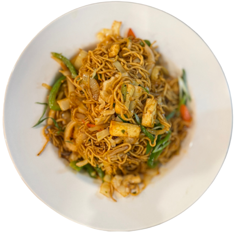 Chilli Garlic Paneer Noodles