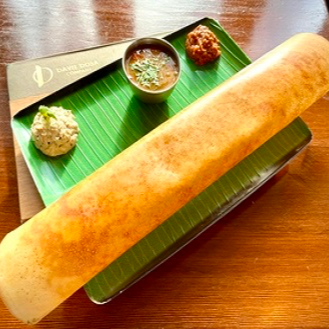 Plain Dosa with coconut chutney